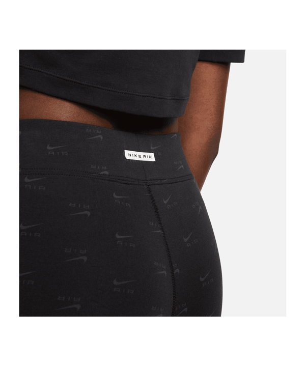 Nike Air High Waist Leggings Damen Schwarz F010 - schwarz