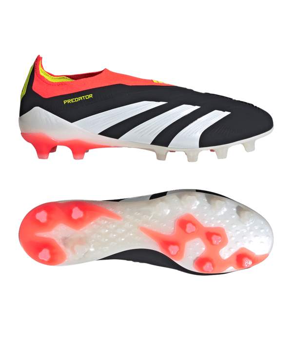 adidas Predator Elite LL AG Solar Energy Schwarz Weiss Rot - schwarz