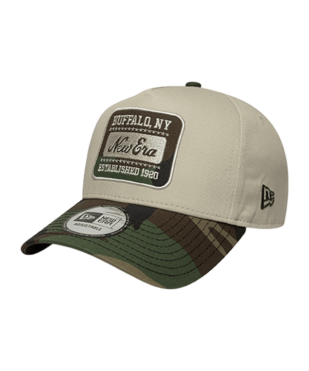 New Era E-Frame Camo Patch Cap Braun - braun