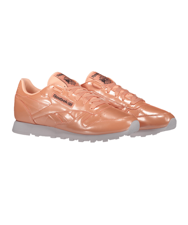 Reebok Classic Leather PP Sneaker Damen Rosa - weiss