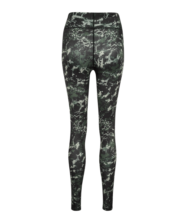 Hummel Te Twist Aop Mid Waist Leggings Damen Grün F6126 - gruen
