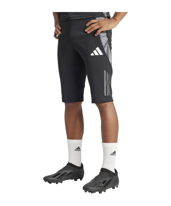 adidas Tiro 24 Competition Short Schwarz Grau - schwarz