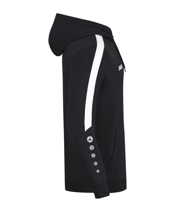 JAKO Power Hoody Kids Schwarz Weiss F800 - schwarz