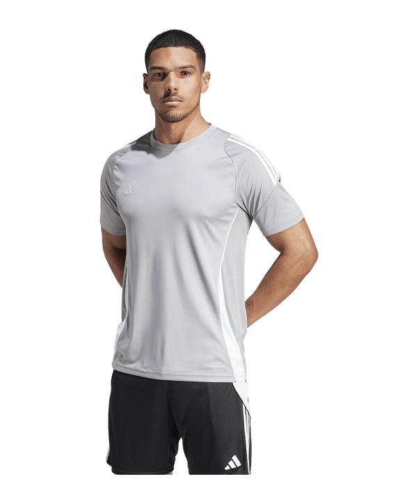 adidas Tiro 24 Trikot Grau Weiss - grau