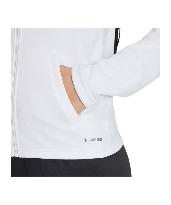 adidas Entrada 26 Trainingsjacke Damen Weiß - weiss
