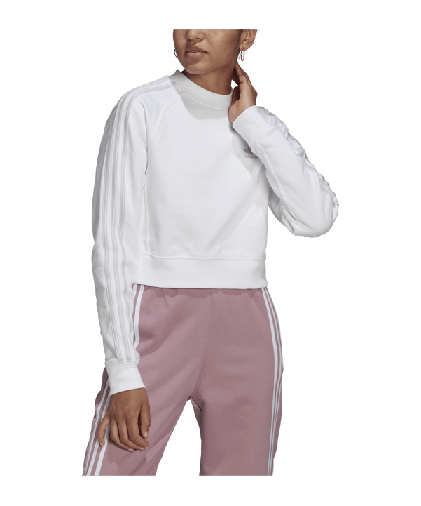 adidas Originals Sweatshirt Damen Weiss - weiss