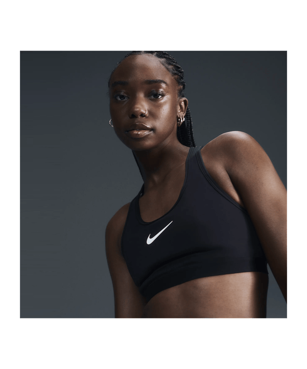 Brassière de sport Nike Swoosh High Support femmes noir F010 - noir