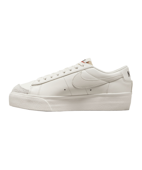 Nike Blazer Low Platform Damen Weiss Grau F105 - weiss