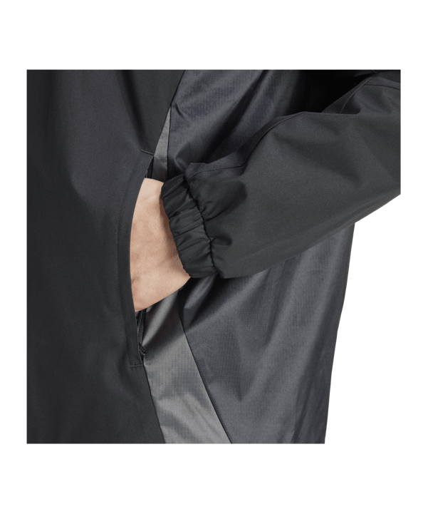 adidas Tiro 24 Competition Allwetterjacke Schwarz - schwarz