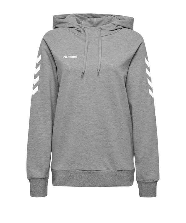 Hummel Cotton Hoody Damen Grau F2006 - grau