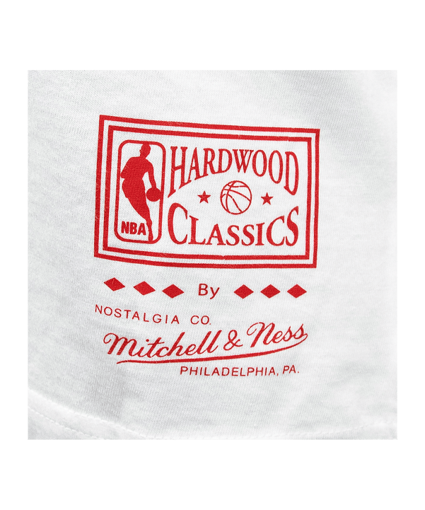 Mitchell and Ness NBA Chicago Bulls Rodmann T-Shirt Weiß - weiss