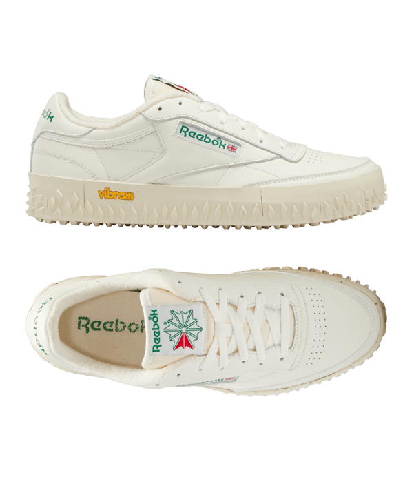 Reebok Club C Vibram Beige Grün - beige