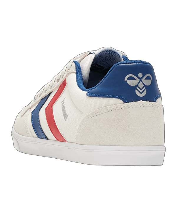 Hummel Slimmer Stadil Low Weiss Blau Rot F9228 - weiss
