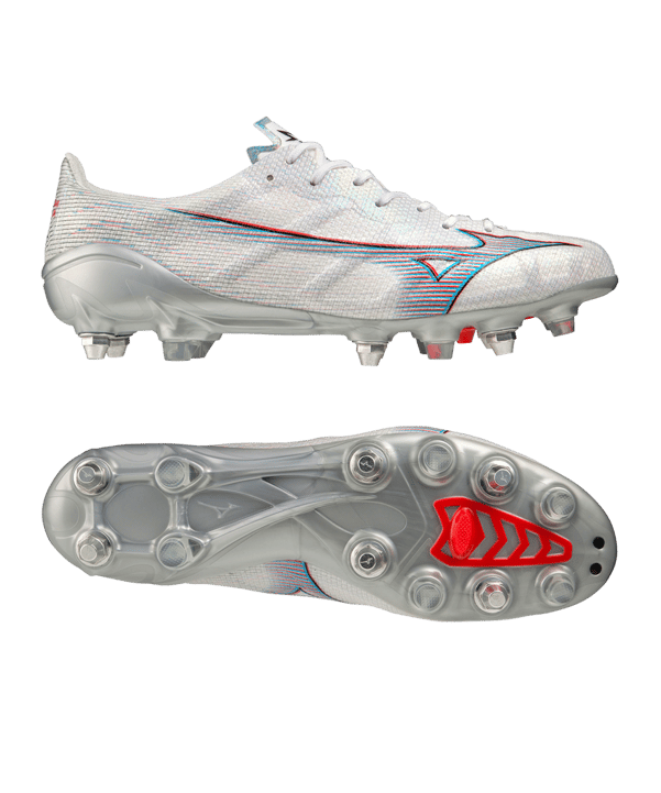 Mizuno Alpha Made in Japan Mix Weiss Rot F09 - weiss
