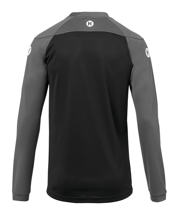 Kempa Prime Shirt langarm Kids Schwarz Grau F01 - schwarz