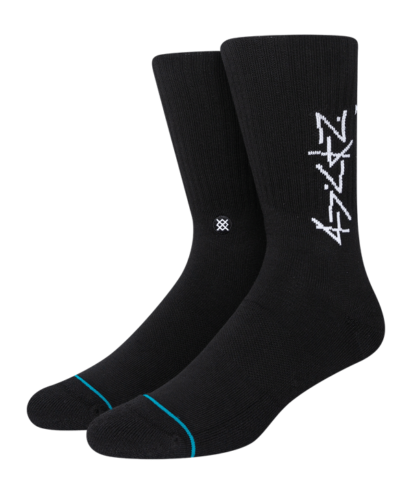 Stance X Icon Socken Schwarz - schwarz