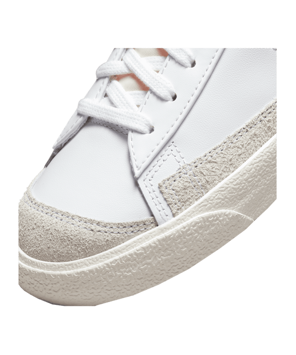 Nike Blazer Mid 77 Vintage Sneaker Weiss Grau F120 - weiss