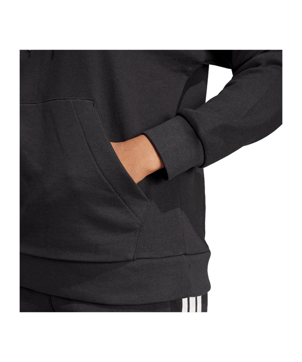 adidas Essentials Linear Hoody Damen Schwarz - schwarz