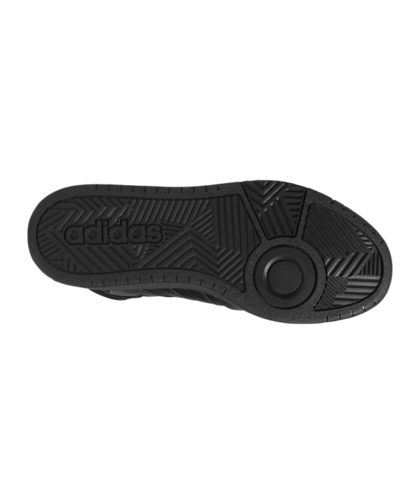 adidas Hoops 3.0 Mid Wtr Schwarz - schwarz