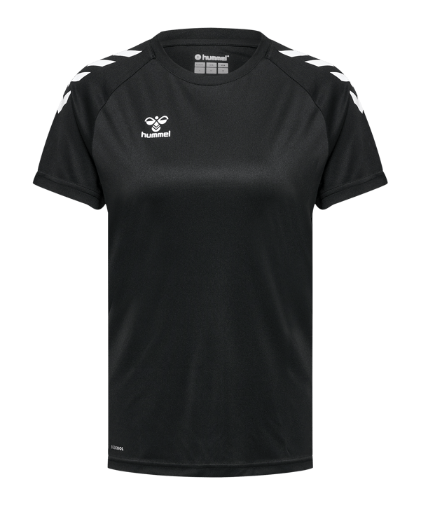 Hummel Core XK Poly T-Shirt Damen Schwarz F2009 - schwarz