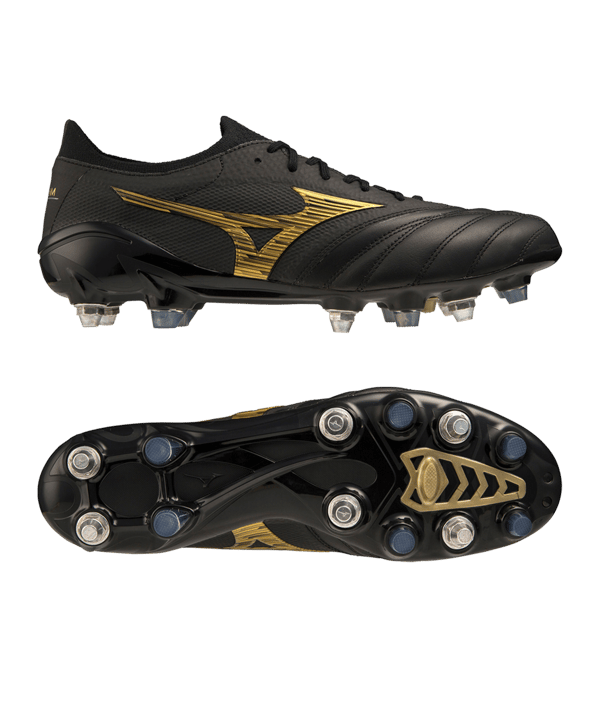 Mizuno Morelia Neo IV Made in Japan Mix Aurum Schwarz Gold F50 - schwarz