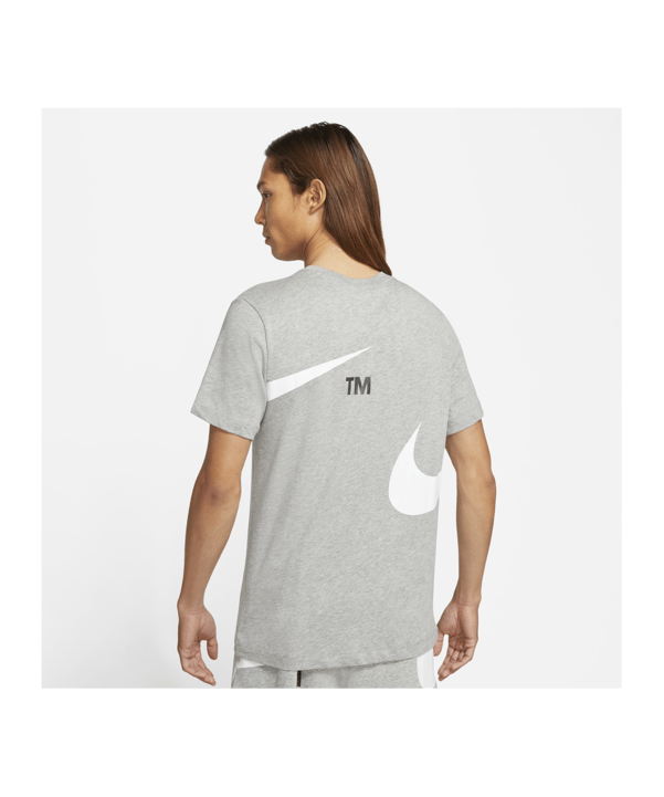 Nike Big Swoosh T-Shirt Grau F063 - grau
