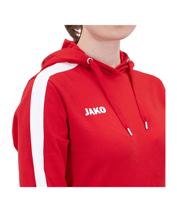 JAKO Power Hoody Dames Rood K100 - rood