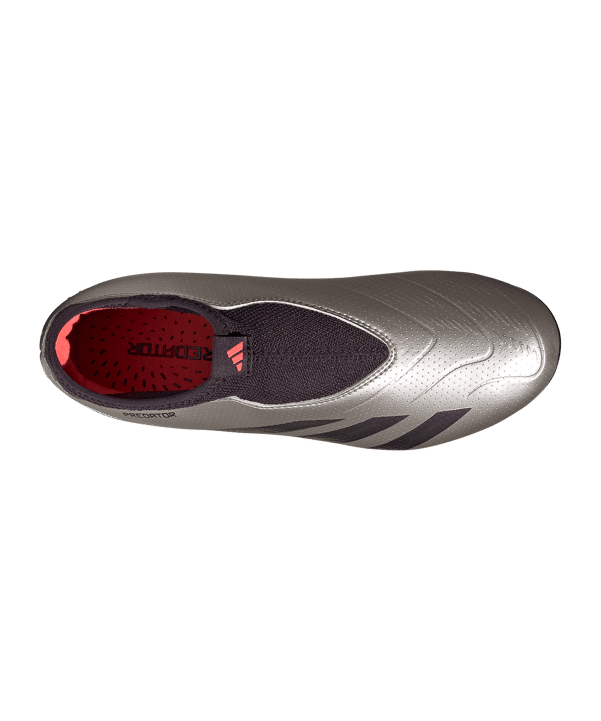 adidas Predator League LL FG Vivid Horizon Kids Grau Pink - grau