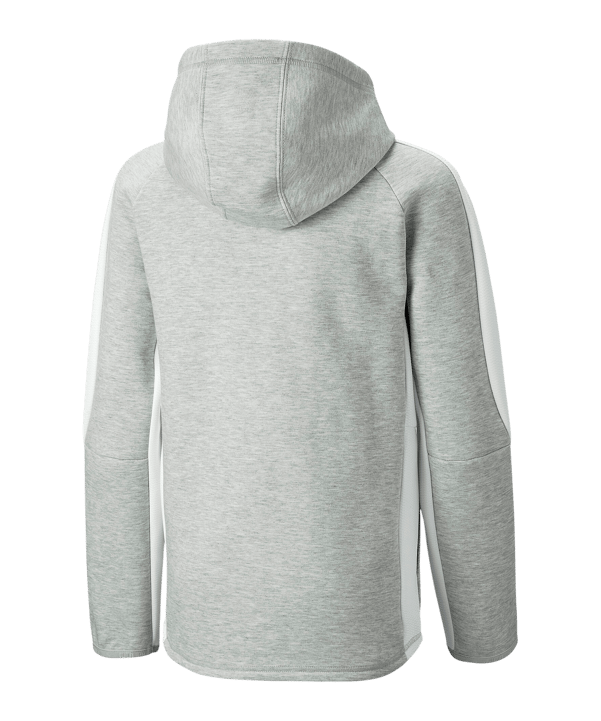 PUMA EVOSTRIPE Kapuzenjacke Kids Grau F04 - grau