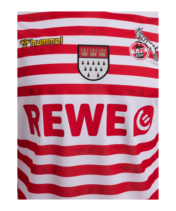 Hummel 1. FC Köln Karneval Trikot Langarm 2025/2026 Weiß F9402 - weiss