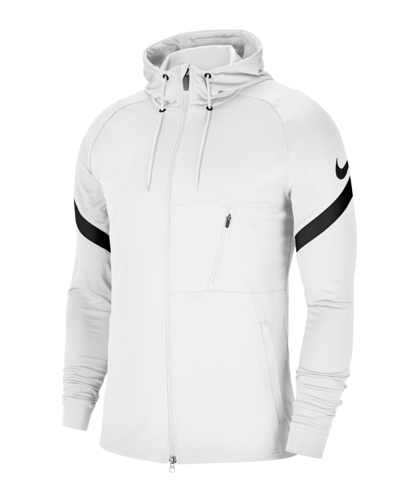 Nike Strike 21 Kapuzenjacke Weiss Schwarz F100 - weiss