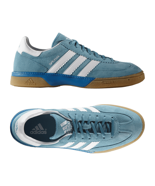 adidas HB Spezial Hallenschuh Blau Weiss - blau