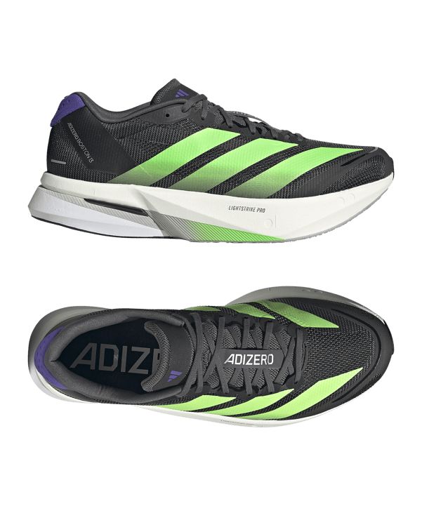 adidas Adizero Boston 13 Laufschuh Schwarz