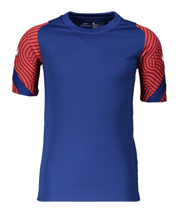 Nike Breathe Strike Top kurzarm Kids Blau F455 - blau