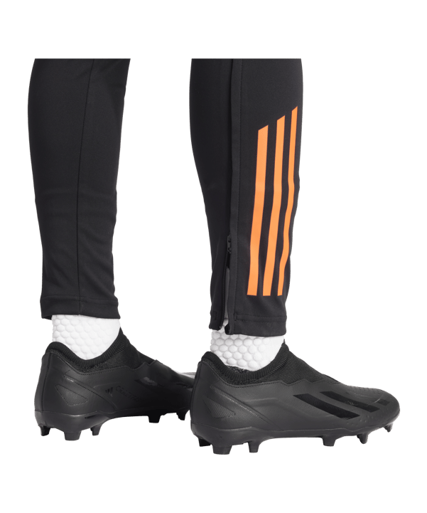 adidas Tiro 24 Competition Trainingshose Damen Schwarz Rot - schwarz