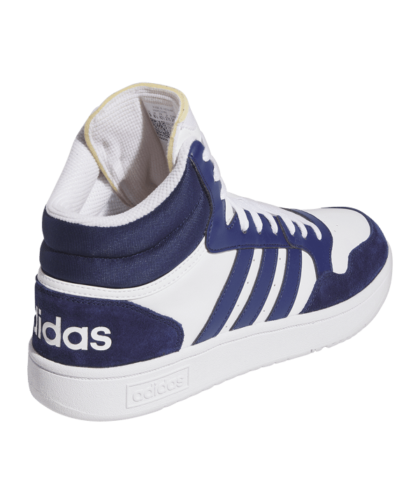 adidas Hoops 3 Mid Classic Vintage Sneaker Weiß - weiss