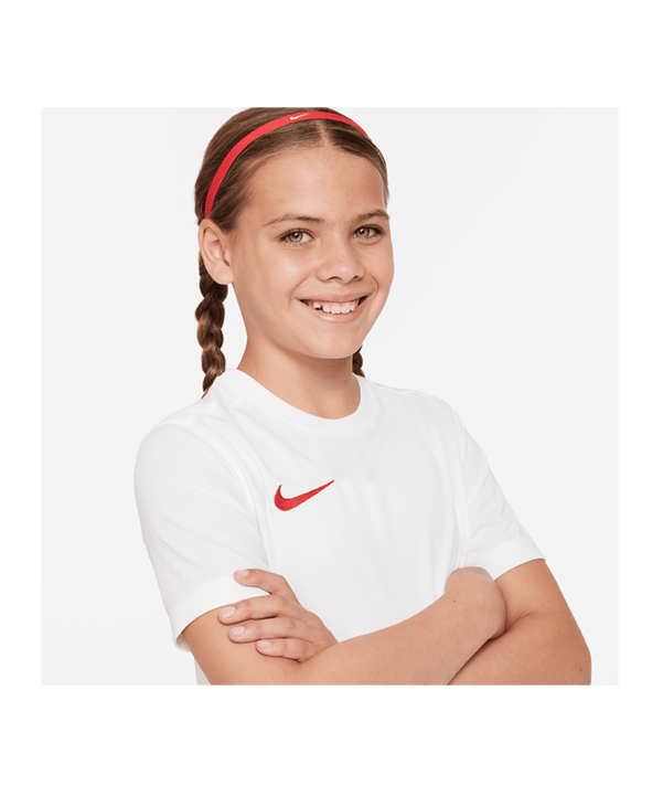 Nike Park VII Trikot Kids Weiss Rot F103 - weiss