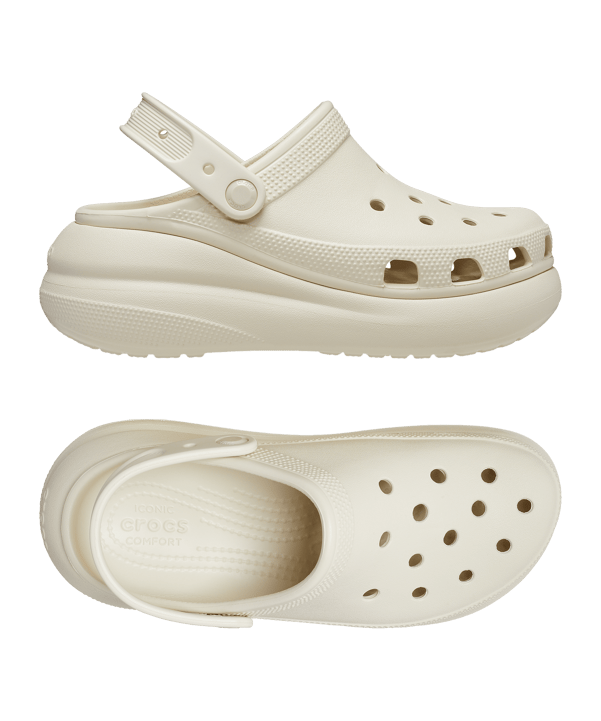 Crocs Crush Clog Badelatsche Beige - beige