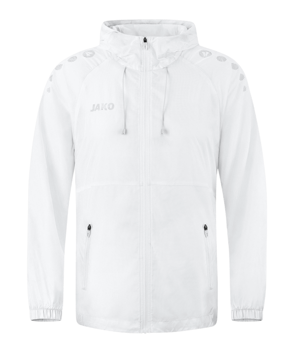 JAKO Flow Lightweight Jacke Kids Weiß F0 - weiss