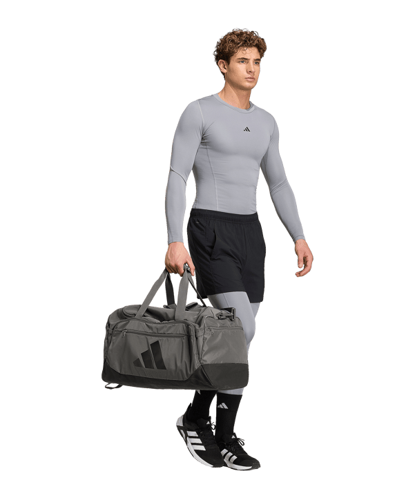 adidas Techfit Compression Training Underwear Longsleeve Grau
