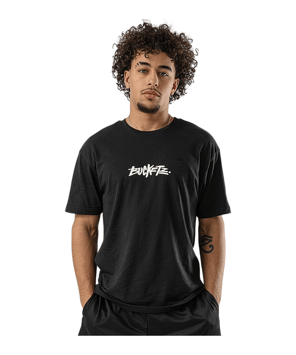 Bucketz Ball Park shortsleeve Hemd Schwarz - schwarz