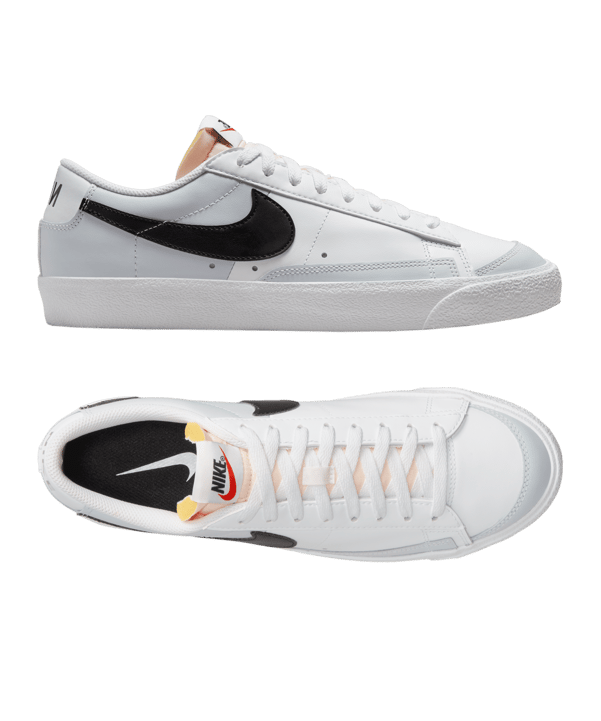 Nike Blazer Low 77 Weiss Schwarz F100 - weiss