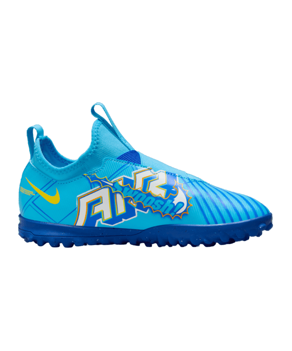 Nike Jr Air Zoom Mercurial Vapor XV Academy TF Mbappe Signature Kids Blau F400 - blau