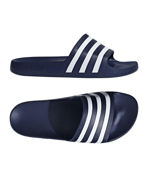 adidas Adilette Aqua Badelatsche Blau - blau