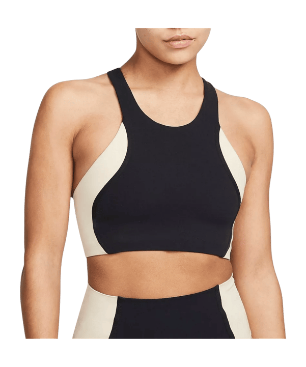 Nike Yoga Swoosh soutien-gorge de sport  (gepolster) femmes F010 - noir