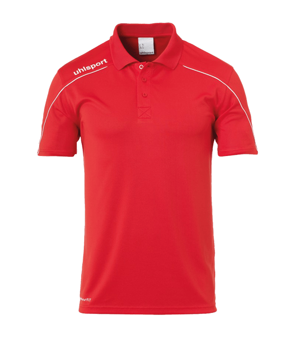 uhlsport Stream 22 Poloshirt Rot Weiss F04 - rot