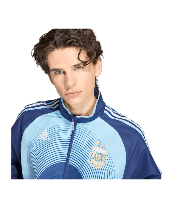 adidas AFA Argentinien Trainingsjacke 2006 Blau - blau