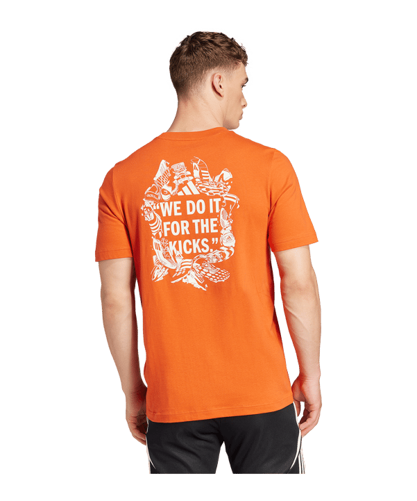 adidas Football Kicks Graphic Tee Red - rot