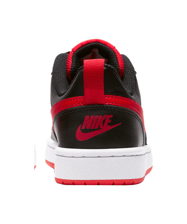 Nike Court Borough Low 2 GS Kids Schwarz Rot F007 - schwarz