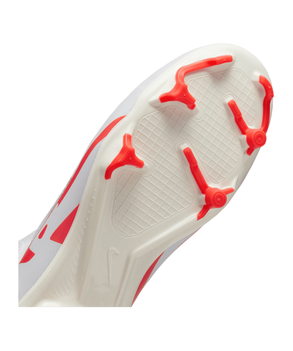 Nike Jr Air Zoom Mercurial Vapor XV Academy FG/MG Ready Kids Rot Weiss Schwarz F600 - rot